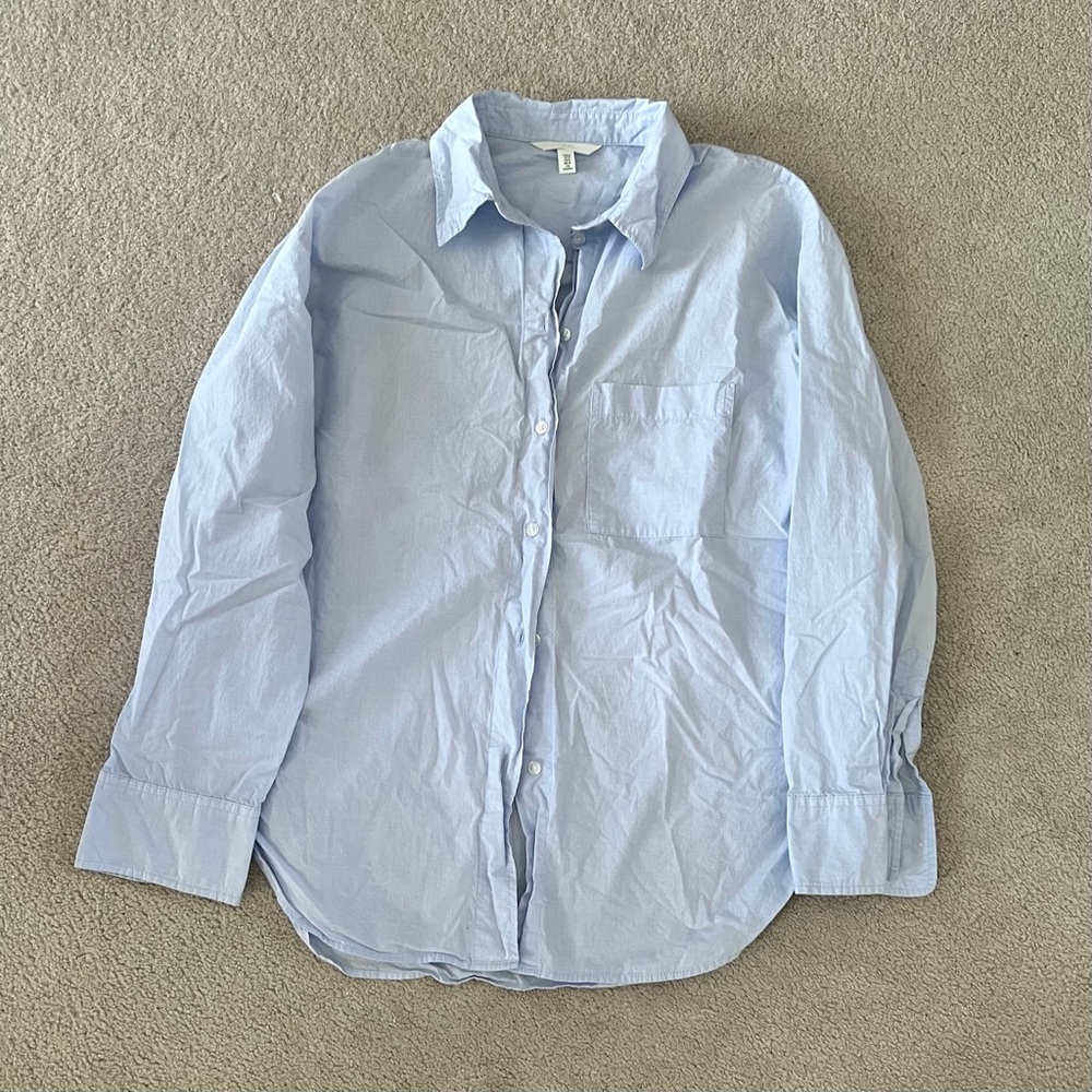 H&M oversized cotton shirt